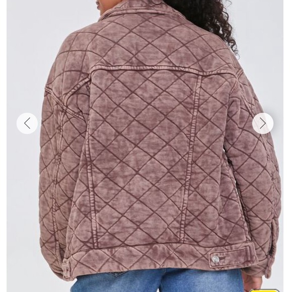 FOREVER 21 Drop Sleeve Quilted Jacket NWT - Picture 3 of 8